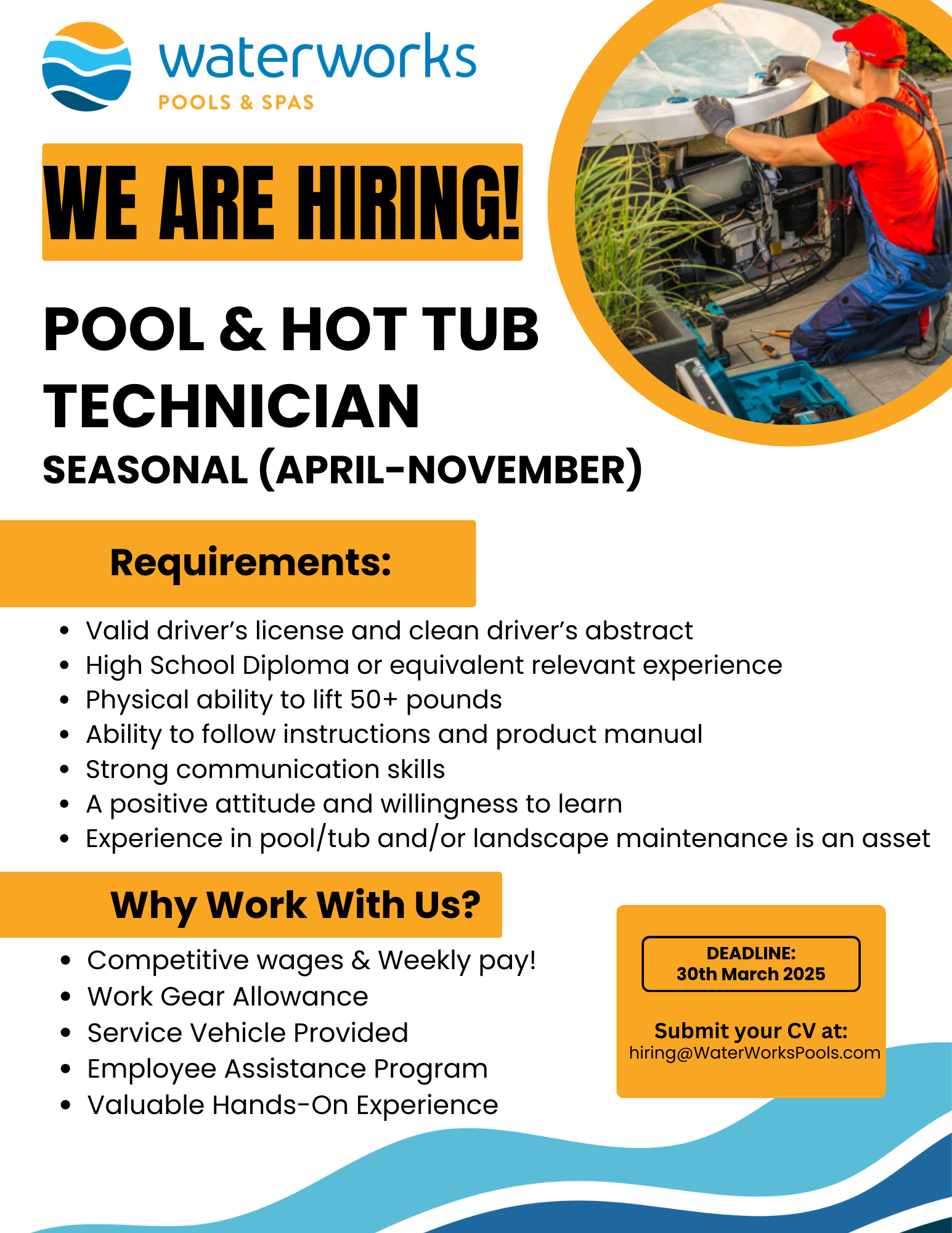 Waterworks Pools & Spas - Pool & Hot Tub Technician